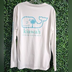 Vineyard Vines Men's White Cotton Kiawah Long Sleeve Shirts Size S